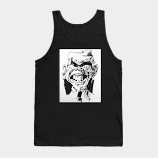 Goofy Grinning Boy Tank Top